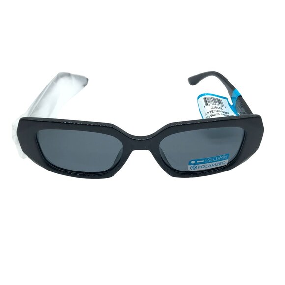 Dot Dash Unisex Jubilee Sunglasses Black Gloss/Vintage Gray Polarized OS - Picture 2 of 4